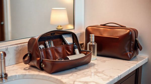 Les indispensables d'une trousse de toilette masculine pour voyager avec classe
